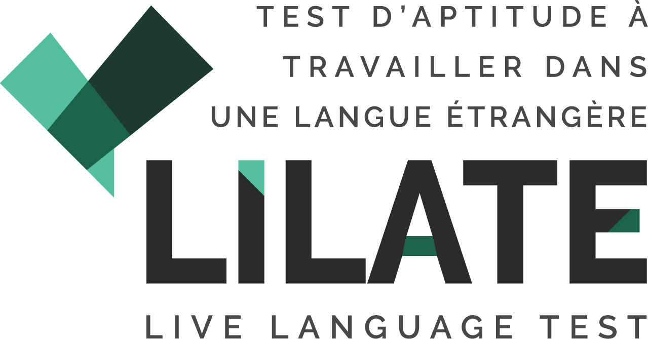 Logo LILATE — Test d'aptitude à travailler dans une langue étrangère